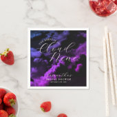 Bruidsdouche 'Hemels Paradijs' Zwarte Hemellichame Servet (Insitu)