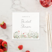 Bruidsdouche met Wilde Bloemen Servet (Insitu)