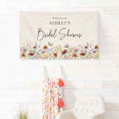 Bruidsdouche met wilde bloemen spandoek (Insitu)