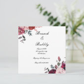 BRUIDSDOUCHE UITNODIGING (Staand voorkant)