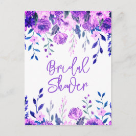 Bruidsdouche uitnodiging briefkaarten