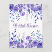 Bruidsdouche uitnodiging briefkaarten (Voorkant)