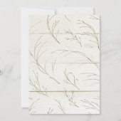 Bruidsdouche uitnodiging - Elegant Sprookjesgroen (Achterkant)