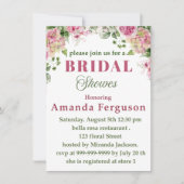 Bruidsdouche Uitnodiging feestkaart (Voorkant)