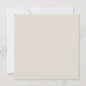 BRUIDSDOUCHE UITNODIGING MET FAUX PARELS kaart (Achterkant)