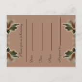  bruidsdouche Uitnodiging Post Kaart (Achterkant)