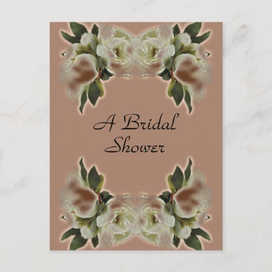  bruidsdouche Uitnodiging Post Kaart (Voorkant)