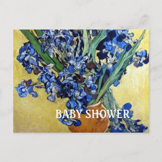 Bruidsdouche. Vincent van Gogh Uitnodiging Briefkaart (Voorkant)