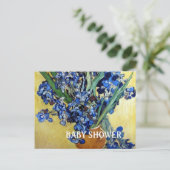 Bruidsdouche. Vincent van Gogh Uitnodiging Briefkaart (Staand voorkant)