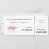 Bruidsdoucheuitnodiging, Bloemen Vrijgezellenfeest Kaart (Voorkant)