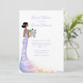  bruidsdoucheuitnodiging kaart (Staand voorkant)