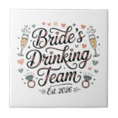 Bruidsdrankteam tegeltje (Voorkant)