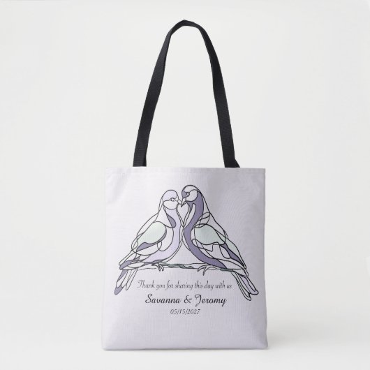 Bruidsduif Swagtas Tote Bag (Voorkant)