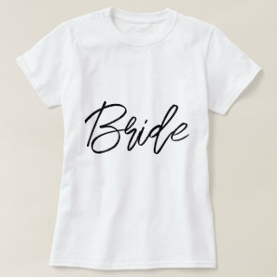 bruidseenheid Heet Wit Bachelorette Bruid T-shirt