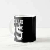 Bruidsentourage 2025 Bruiloft Bruidsmeisjes Afsche Koffiemok (Voorkant links)