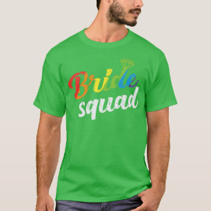 Bruidsentourage Bruiloft Bridesmaid Gay Lesbisch  T-shirt