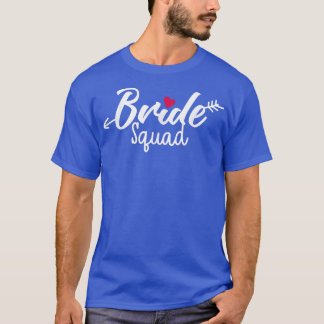 Bruidsentourage Pijl Hart Trouwfeest en vrijgezell T-shirt