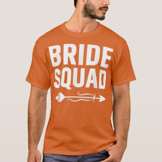 Bruidsentourage Pijl Huwelijksfeest en vrijgezelle T-shirt