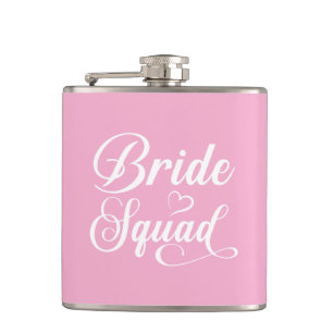 Bruidsentourage Vinyl Omwikkelde Fles Heupfles