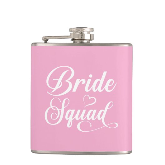 Bruidsentourage Vinyl Omwikkelde Fles Heupfles (Voorkant)