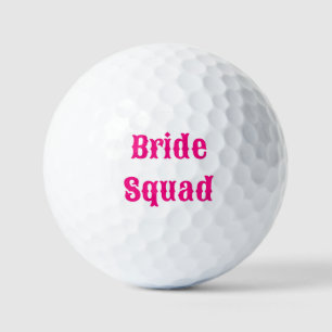 Bruidsentourage vrijgezellenfeest golfballen