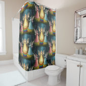 Bruidsfeer van de rijkdomfee douchegordijn (In situ)