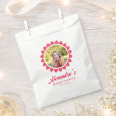 Bruidsfeest Aangepaste Foto Hart Cirkel Lijstje Bedankzakje (Geknipt)