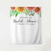 Bruidsfeest achtergrond Bloemstuk Foto Achtergrond Wandkleed (Voorkant)