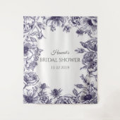 Bruidsfeest achtergrond tapestry decoratie fotohok wandkleed (Voorkant)