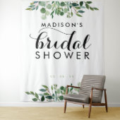 Bruidsfeest Backdrop met Botanische Groene Planten Wandkleed (In situ)