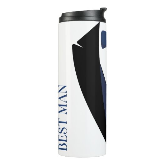 Bruidsfeest Beste Man Thermosbeker (Gedraaid links)