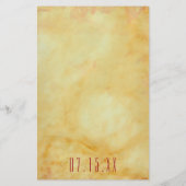 Bruidsfeest Bingo Aziatisch geïnspireerd ontwerp Flyer (Achterkant)