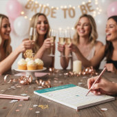 Bruidsfeest Bingo Spel | Bruiloft Spel Notitieblok