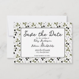 Bruidsfeest Blackberry Lavendel Bloemrijke Lente B Save The Date
