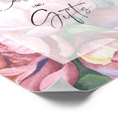 Bruidsfeest - Bloemen - Kaarten en Cadeaus Poster (Hoek)