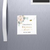 Bruidsfeest bloemige eucalyptus groenblijvende bij magneet