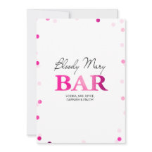 Bruidsfeest Bloody Mary Bar Bord | Roze Confetti