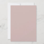 Bruidsfeest Blush Bloom Kaart (Achterkant)
