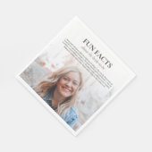 Bruidsfeest Borrel Bruid Wordt Feiten Servet (Hoek)