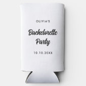 Bruidsfeest Borrel Bruidsmeisjes Team Naam Seltzer Blikjeskoeler (Voorkant)