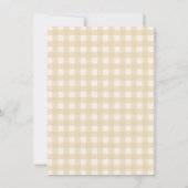 Bruidsfeest Borrel voor haar die van de markt is Bedankkaart (Achterkant)