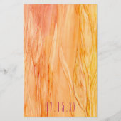 Bruidsfeest BorrelBINGOVersiering Verse Bloemen Flyer (Achterkant)