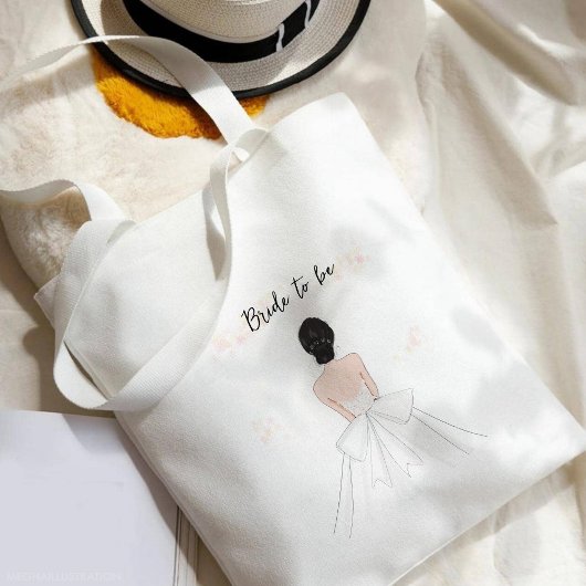 bruidsfeest, Bruid in wording,  Tote Bag