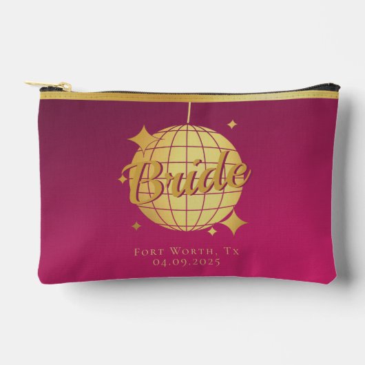 Bruidsfeest bruid roze naai tas cadeau (Voorkant)