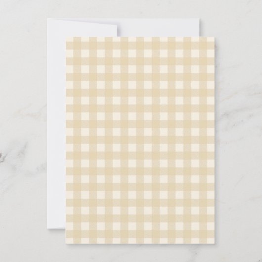 Bruidsfeest Bruid Uit De Markt Bedankkaart (Achterkant)