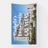 Bruidsfeest Bruid Wordt Vegas Casino Naam Spandoek (Verticaal)