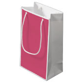 Bruidsfeest Bruidsmeisje Jurk Roze Gift Bag Klein Cadeauzakje (Achterkant Gekanteld)