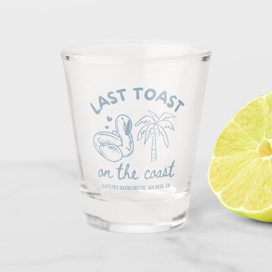 Bruidsfeest bruidspartij shotglas cadeautje shot glas (Voorkant)