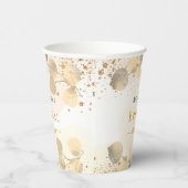 Bruidsfeest bruidsshower eucalyptus glitters glanz papieren bekers (Rechts)
