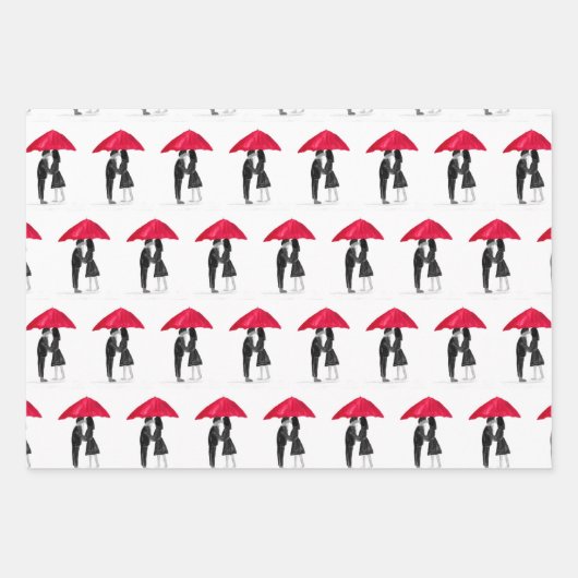 Bruidsfeest Bruiloft Jubileum Romantisch Schattig Inpakpapier Vel (Voorkant 2)